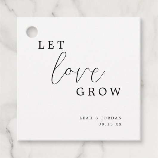 愛モダンが育つ書結婚道 フェイバータグ (正面)