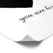 愛モダンされる ポスター (角)