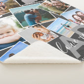 「愛モダンしてる」フォトコラージュパパシェルパ・ブラン シェルパブランケット (3/4)