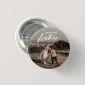 愛モダンしミニマルる母の日フォトギフト 缶バッジ (正面&裏面)