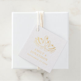 愛モダンする二人の白鳥に感謝結婚する フェイバータグ