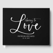 愛モダンする書道の結婚応援 ゲストブック (正面)