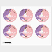 愛モダンで作った女かわいらし性甘味ベーカリー ラウンドシール (シート)