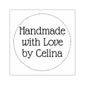 愛モダンで手作りのタイポグラフィサークル ラバースタンプ (インプリント)