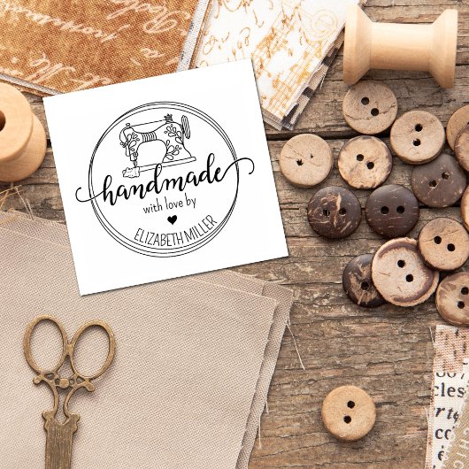 愛モダンで手作り、裁縫機 ラバースタンプ