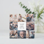 愛モダンと感謝してい20写真の葬儀/死別 サンキューカード (スタンド正面)