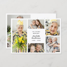 愛モダンと感謝してい6 – フォト悔やみや弔慰 サンキューカード