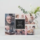 愛モダンと感謝してい6 – 写真の葬儀/死別 サンキューカード (スタンド正面)