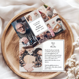 愛モダンと感謝してい6 – 写真の葬儀/死別 サンキューカード