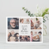 愛モダンと感謝してい7 – 写真の葬儀/死別 サンキューカード (スタンド正面)