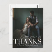 愛モダンと感謝してい |さん結婚の写真 ポストカード (正面/裏面)