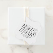 愛モダンと書感謝してい字の台本 フェイバータグ (インサイチュ)