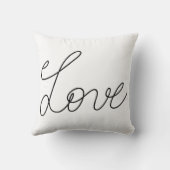 愛モダンな書道の原稿 クッション (裏面)