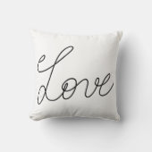 愛モダンな書道の原稿 クッション (正面)