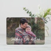 愛モダンのバレンタインの写真をたくさん送る シーズンカード (スタンド正面)