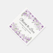 愛モダンのフローラへの結婚応援 スタンダードカクテルナプキン (角)