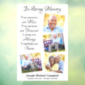 愛モダンの思い出に4回の写真葬祭 ウィンドウサイン (シート3)