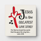 愛モダンの物語のクリス素晴らしチャン フォトプラーク (正面)