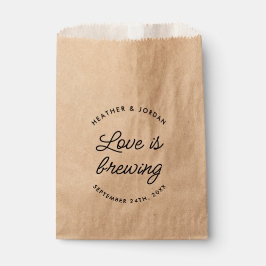 愛モダンはコーヒーの結婚恩恵を受ける フェイバーバッグ (正面)