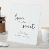 愛モダンは甘い手書きスクリプトの好意サイン 台座サイン (インサイチュ)