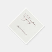 "愛モダンは甘い"ナプキンスの結婚バー スタンダードカクテルナプキン (角)