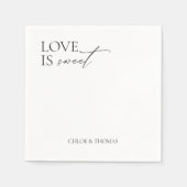 "愛モダンは甘い"ナプキンスの結婚バー スタンダードカクテルナプキン (正面)