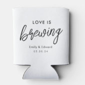 愛モダンは醸造ブライダルシャワー結婚式の引き出物 缶クーラー (裏面)