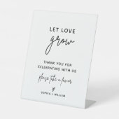 愛モダンを伸ばす |お気に入りのサインを取る 台座サイン (正面)