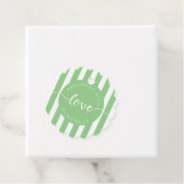 愛モダンストライプモノグラムで手作り フェイバータグ (インサイチュ)