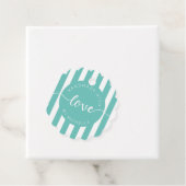 愛モダンストライプモノグラムで手作り フェイバータグ (インサイチュ)