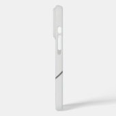 愛モダンハート名パーソナライズされたグレートーン Case-Mate iPhoneケース (裏面 / 左)