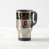 愛モダンパーソナライズされたお爺ちゃんギフト9写真 トラベルマグ (正面右)