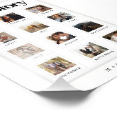 愛モダンパーソナライズされた物語のカップル写真 フォトプリント            (角)