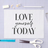 愛モダン今の前向き引用文 薄葉紙 (クラフト)