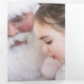 愛モダン喜び平和数々の – 写真 三つ折りカード (内部最初)