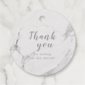 愛モダン大理石結婚で フェイバータグ (裏面)