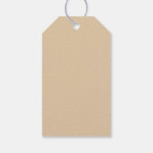 愛モダン手書きスクリプトで手作り ギフトタグ (裏面)