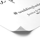 愛モダン救済を捉える |の結婚ハッシュタグ ポスター (角)