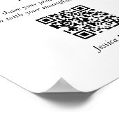 愛モダン救済Qrコードの記号をキャプチャ ポスター (角)