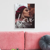 愛モダン書夫婦の写真 キャンバスプリント (インサイチュ (リビング))