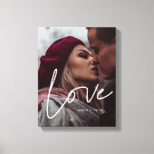 愛モダン書夫婦の写真 キャンバスプリント (正面)