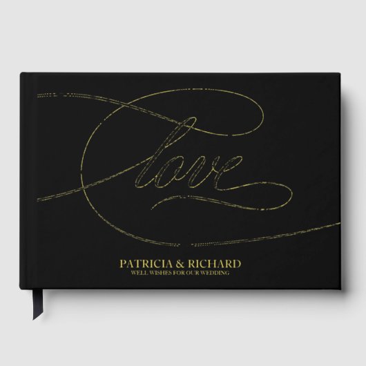 愛モダン書結婚道 ゲストブック (正面)