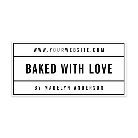 愛モダン縁どはっきりしたの名焼いた前Webサイト セルフインキングスタンプ (デザイン)