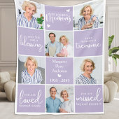 愛モダン者の思い出6数々の記念詩 フリースブランケット