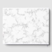 愛モダン記憶の悔やみや弔慰葬儀で写真 ゲストブック (裏面)