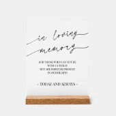 愛モダン記憶の書のメモリアルのサイン アクリルサイン (正面)