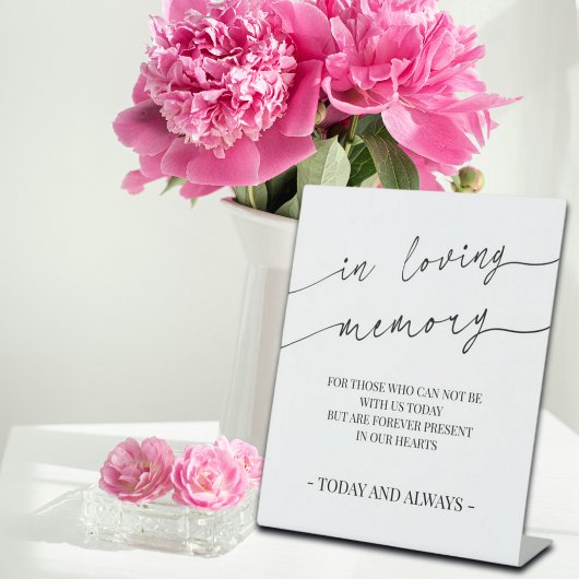 愛モダン記憶の書のメモリアルのサイン 台座サイン