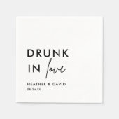 愛モダン飲のナ結婚プキ スタンダードカクテルナプキン (正面)