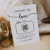 愛モダンQRコードの印結婚象 招待状