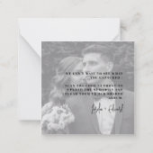 愛モダンQRコード表カードのキャプチャ ノートカード (裏面)